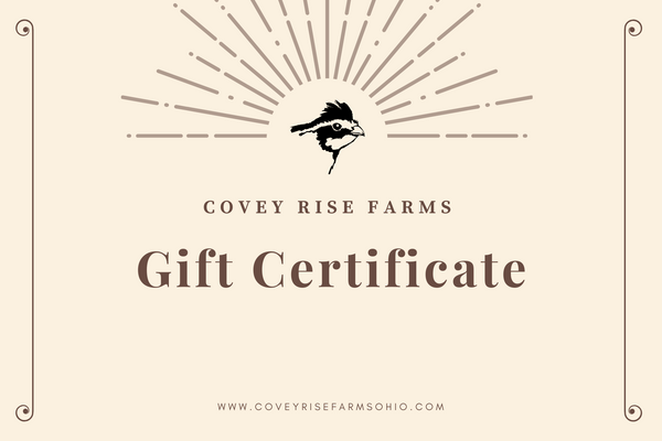 Covey Rise Farm Gift Card